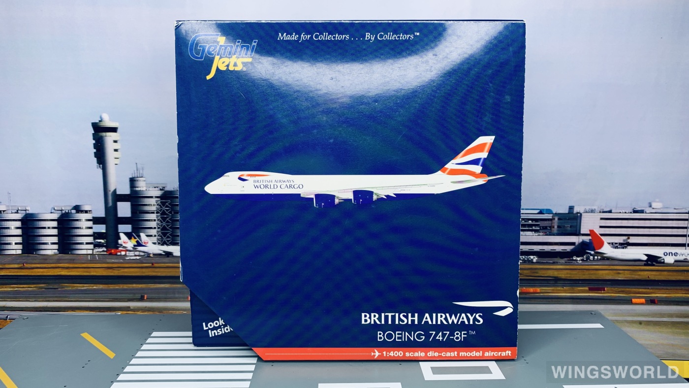 Geminijets 1:400 GJBAW1093 British Airways 英国航空 Boeing 747-8F G-GSSD