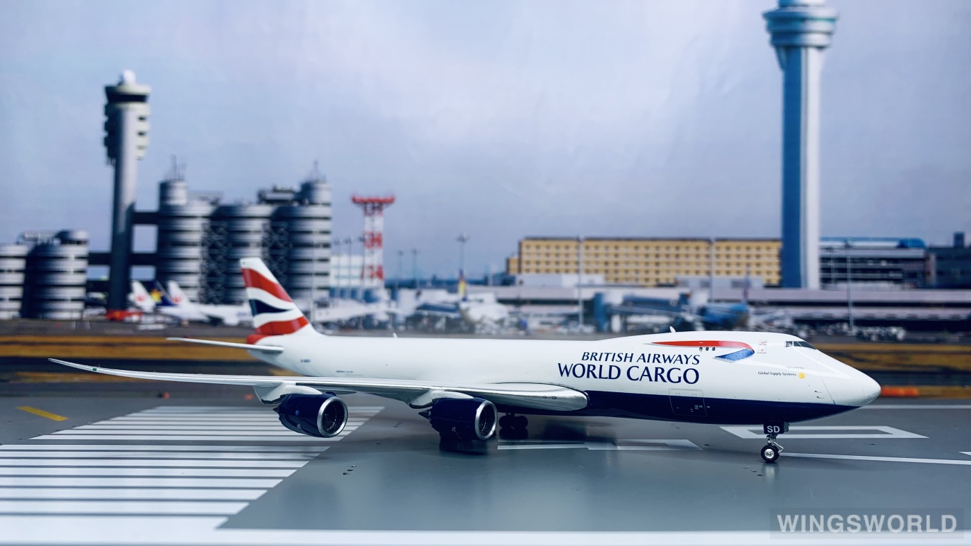 Geminijets 1:400 GJBAW1093 British Airways 英国航空 Boeing 747-8F G-GSSD