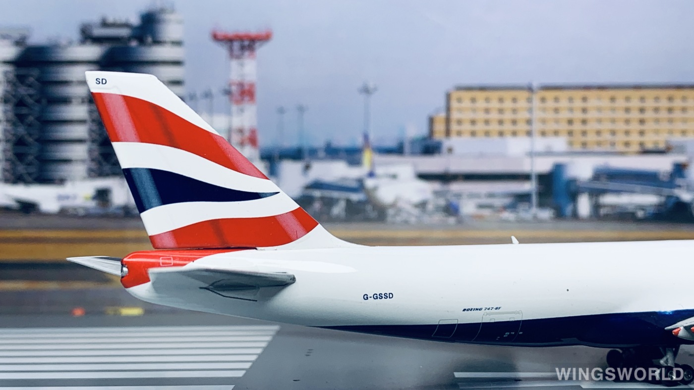 Geminijets 1:400 GJBAW1093 British Airways 英国航空 Boeing 747-8F G-GSSD