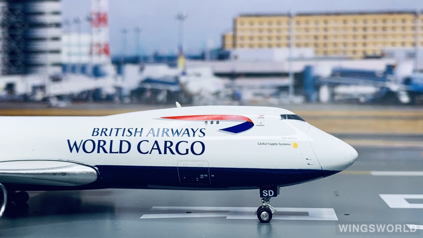 Geminijets 1:400 GJBAW1093 British Airways 英国航空 Boeing 747-8F G-GSSD