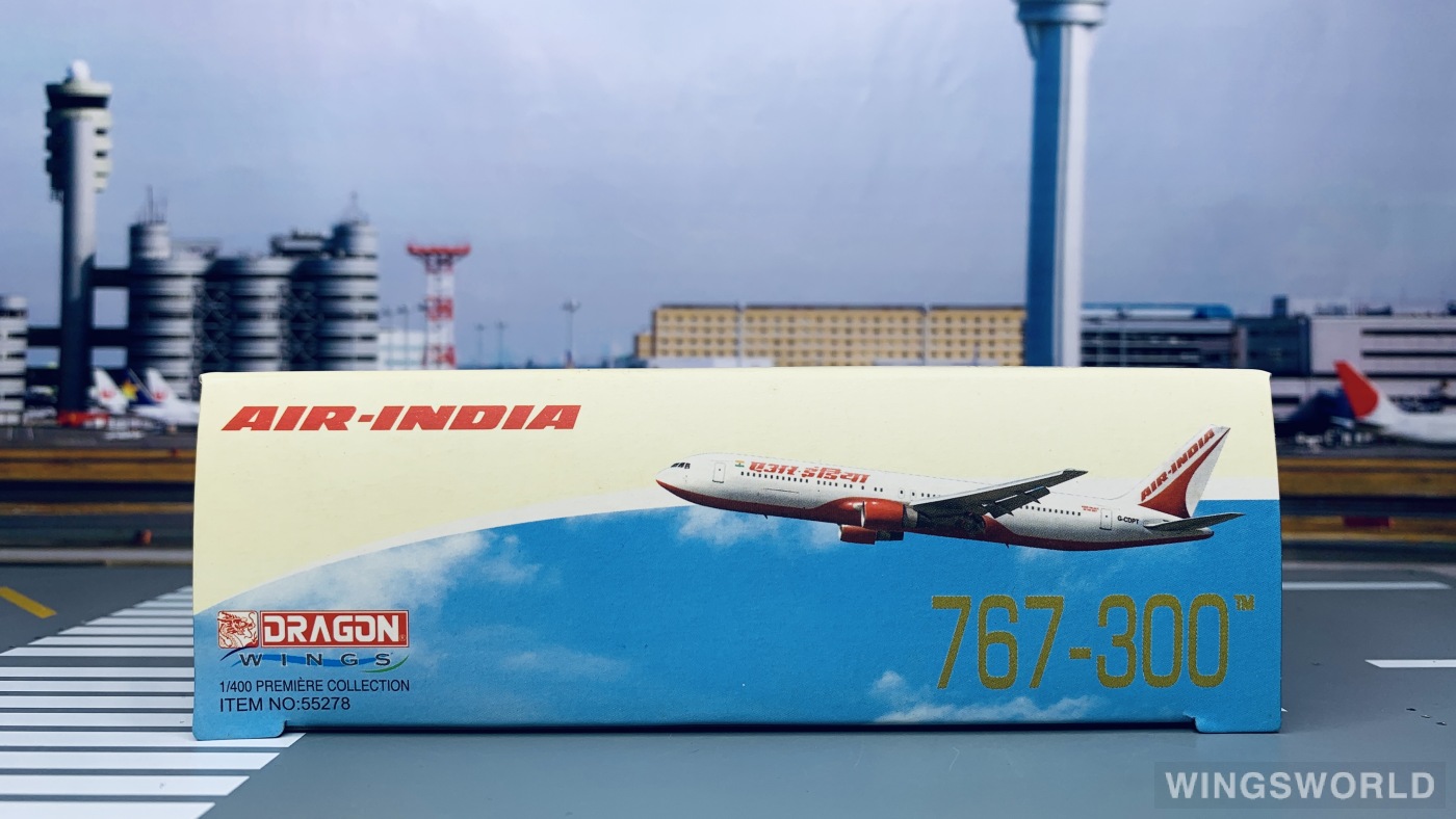 Dragon Models 1:400 55278 Air India 印度航空 Boeing 767-300 G-CDPT