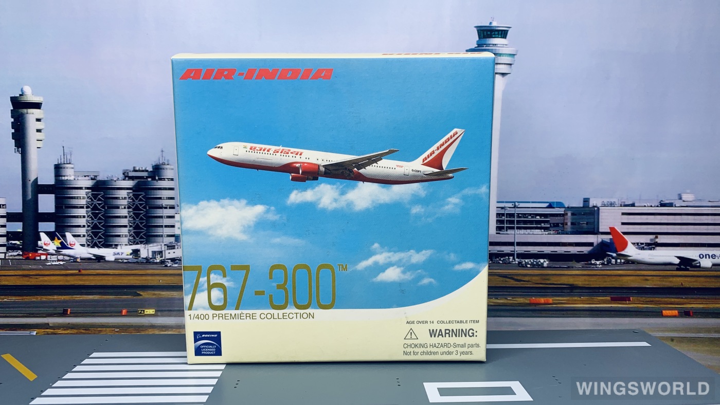 Dragon Models 1:400 55278 Air India 印度航空 Boeing 767-300 G-CDPT