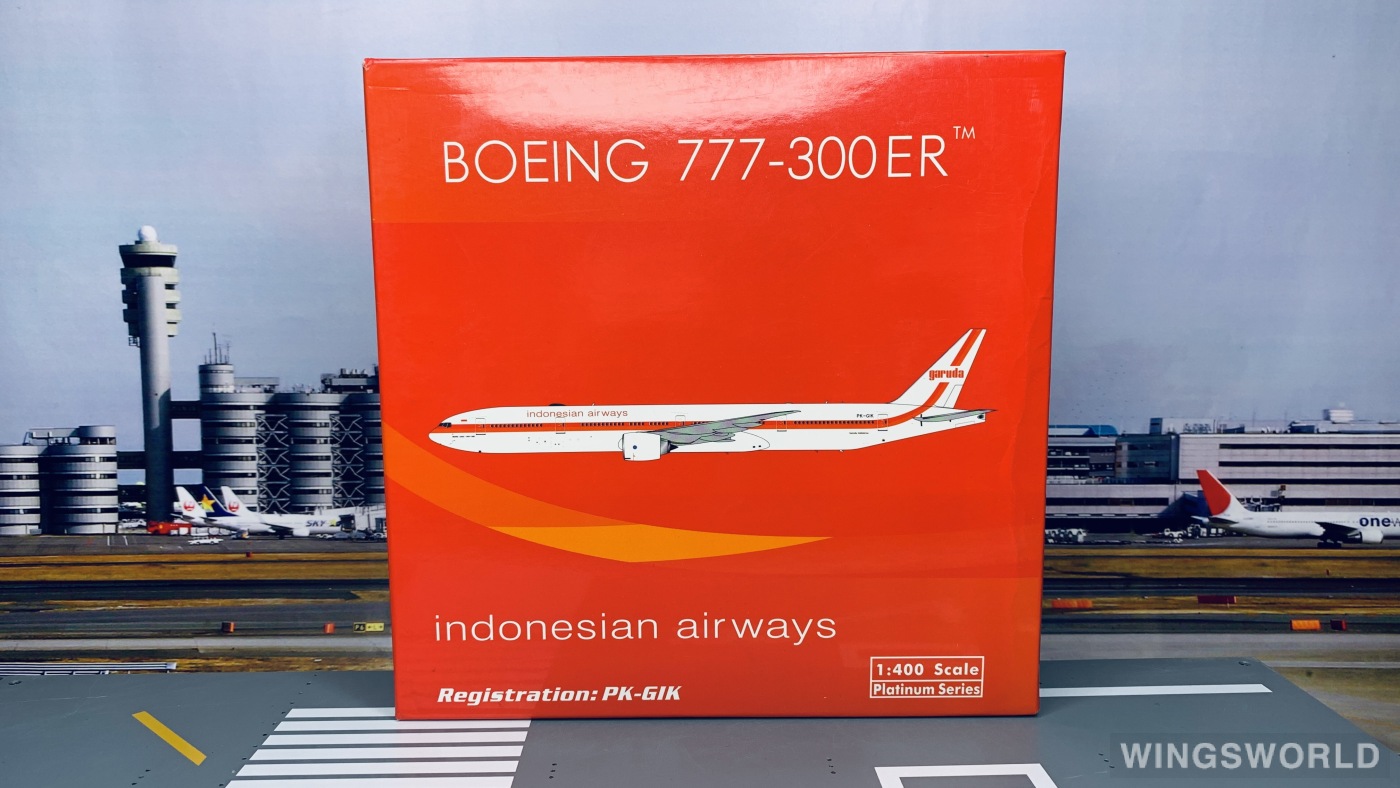 Phoenix 1:400 PH11531 Garuda Indonesia 印度尼西亚鹰航 Boeing 777-300ER PK-GIK