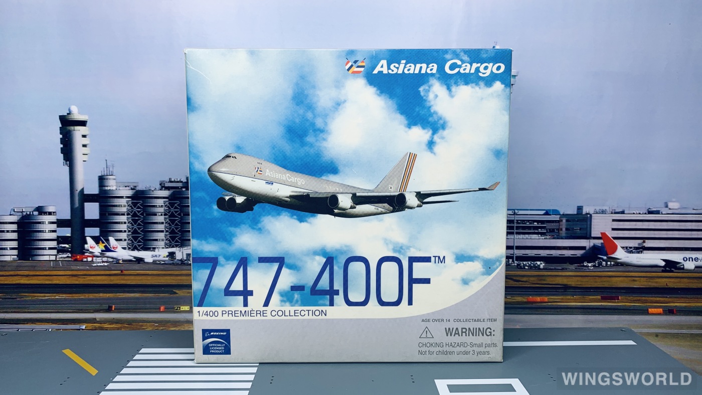 Dragon Models 1:400 55973 Asiana 韩亚航空 Boeing 747-400 HL7436