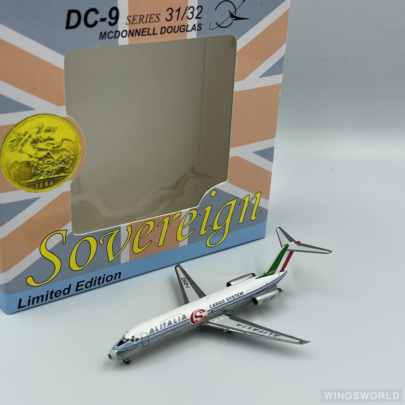 Sovereign Models 1:400 SOVAZA17 Alitalia 意大利航空 McDonnell Douglas DC-9 I-DIKG