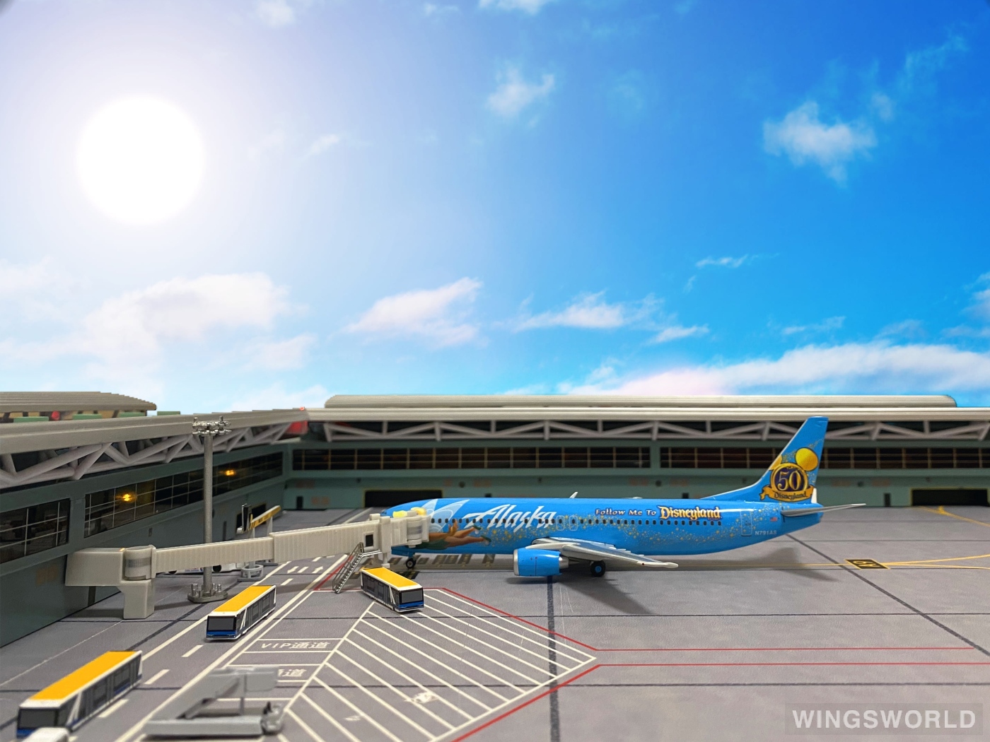 Phoenix 1:200 PH2N791AS Alaska Airlines 阿拉斯加航空 Boeing 737-400 N791AS