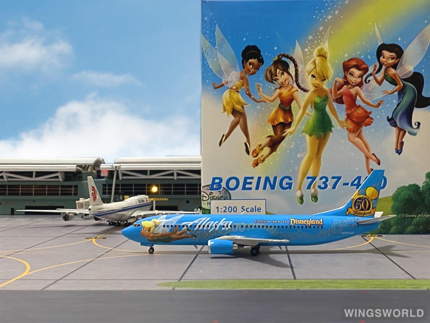 Phoenix 1:200 PH2N791AS Alaska Airlines 阿拉斯加航空 Boeing 737-400 N791AS