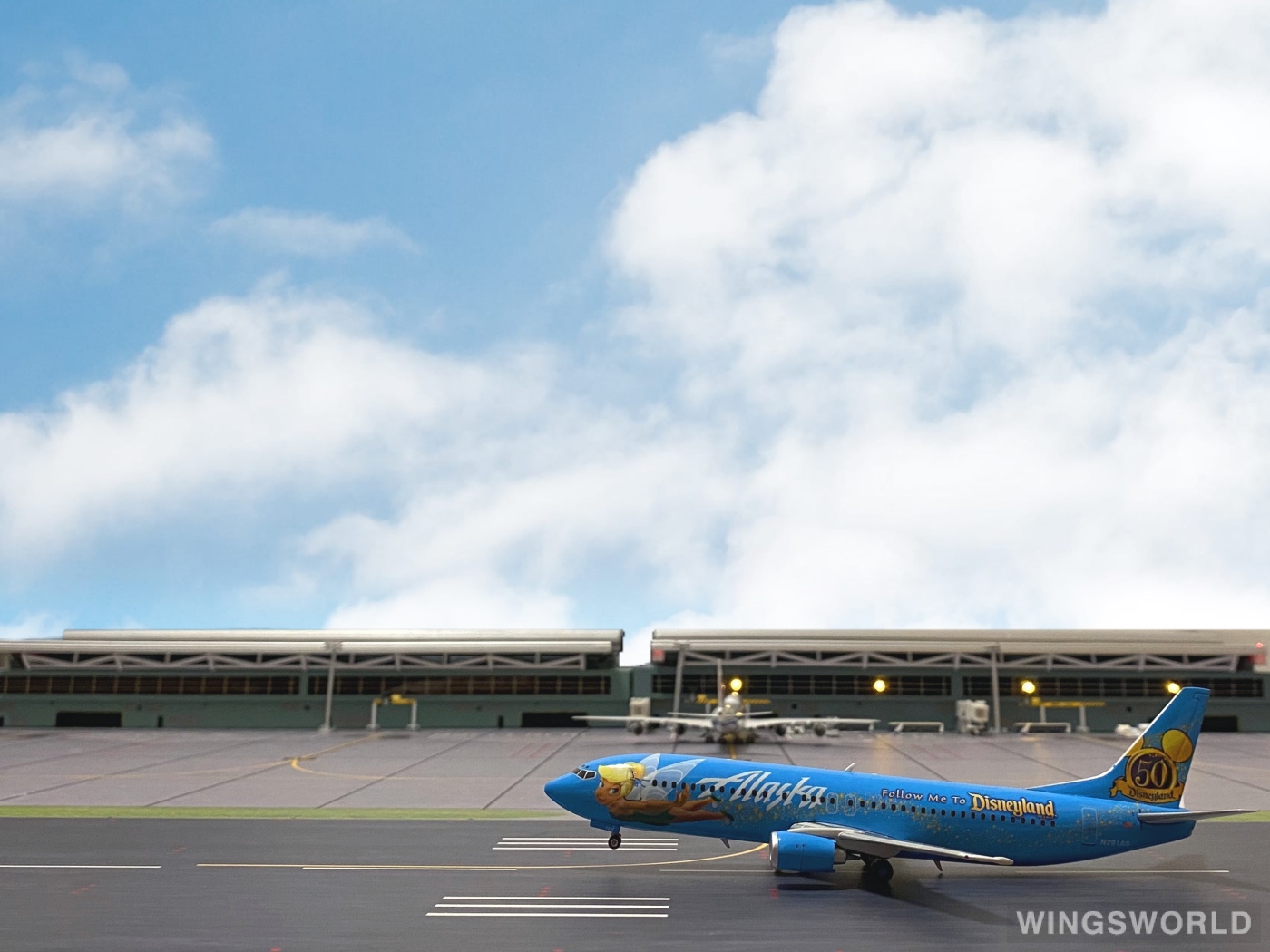 Phoenix 1:200 PH2N791AS Alaska Airlines 阿拉斯加航空 Boeing 737-400 N791AS
