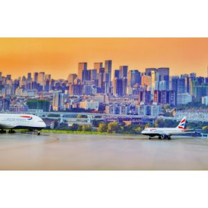 British Airways 英国航空 Airbus A318 G-EUNA  562560 Herpa 1:400
