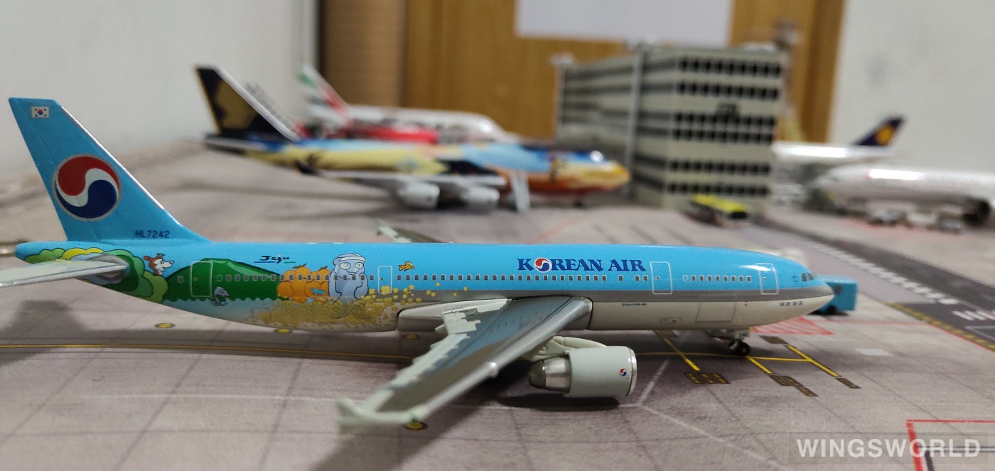 Jet-X 1:400 JX443 Korean Air 大韩航空 Airbus A300-600 HL7242