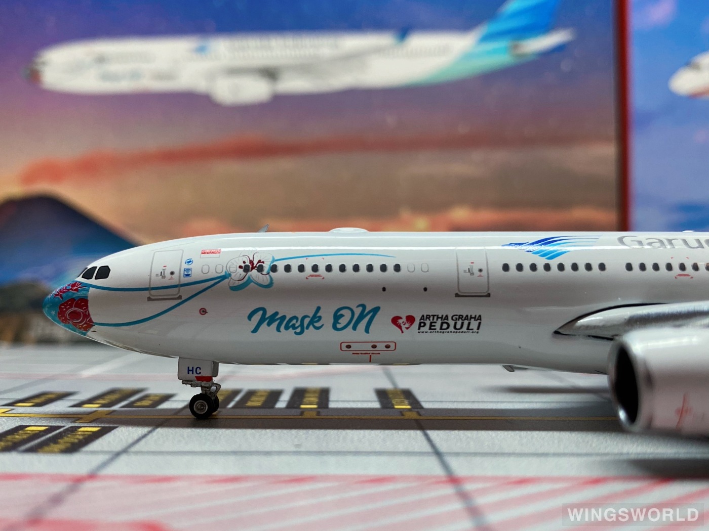 Phoenix 1:400 PH11668 Garuda Indonesia 印度尼西亚鹰航 Airbus A330-300 PK-GHC