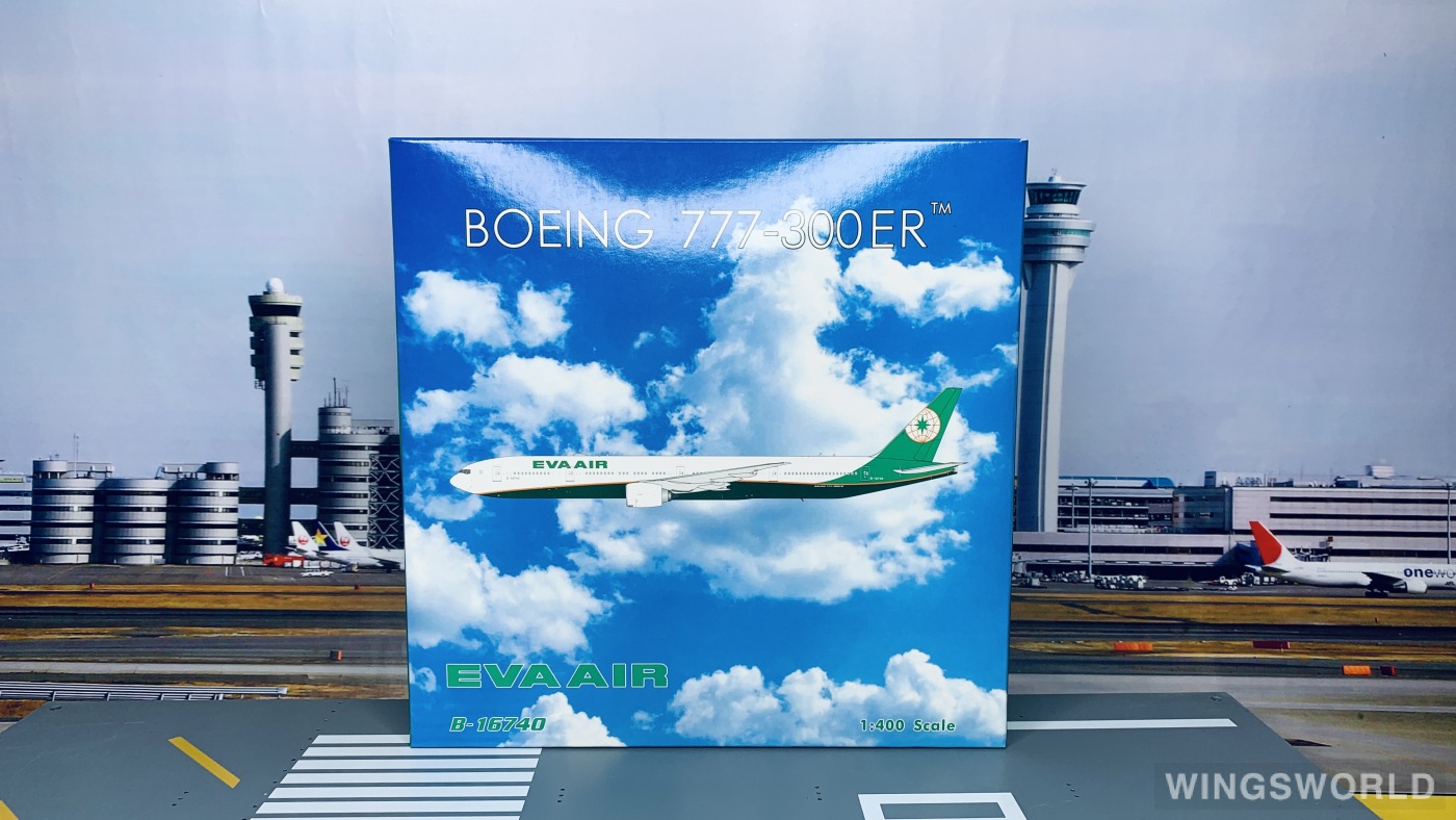 Phoenix 1:400 PH04364 EVA Air 长荣航空 Boeing 777-300ER B-16740