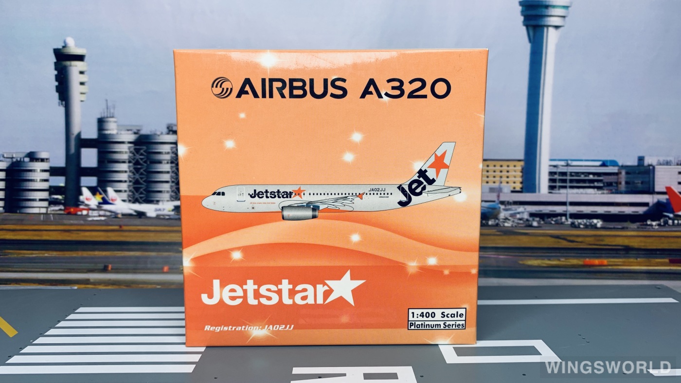 Phoenix 1:400 PH10658 Jetstar 捷星航空 Airbus A320 JA02JJ