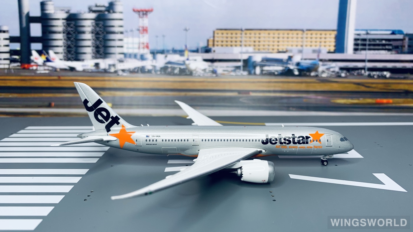 Geminijets 1:400 GJJST1314 Jetstar 捷星航空 Boeing 787-8 VH-VKA