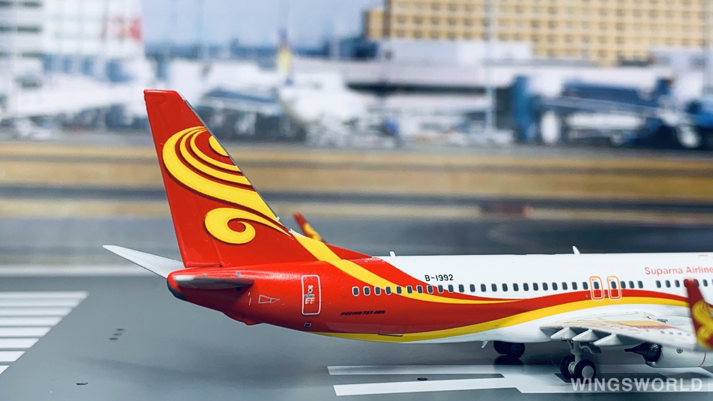 NGmodels 1:400 NG58069 Suparna Airlines 金鹏航空 Boeing 737-800 B-1992