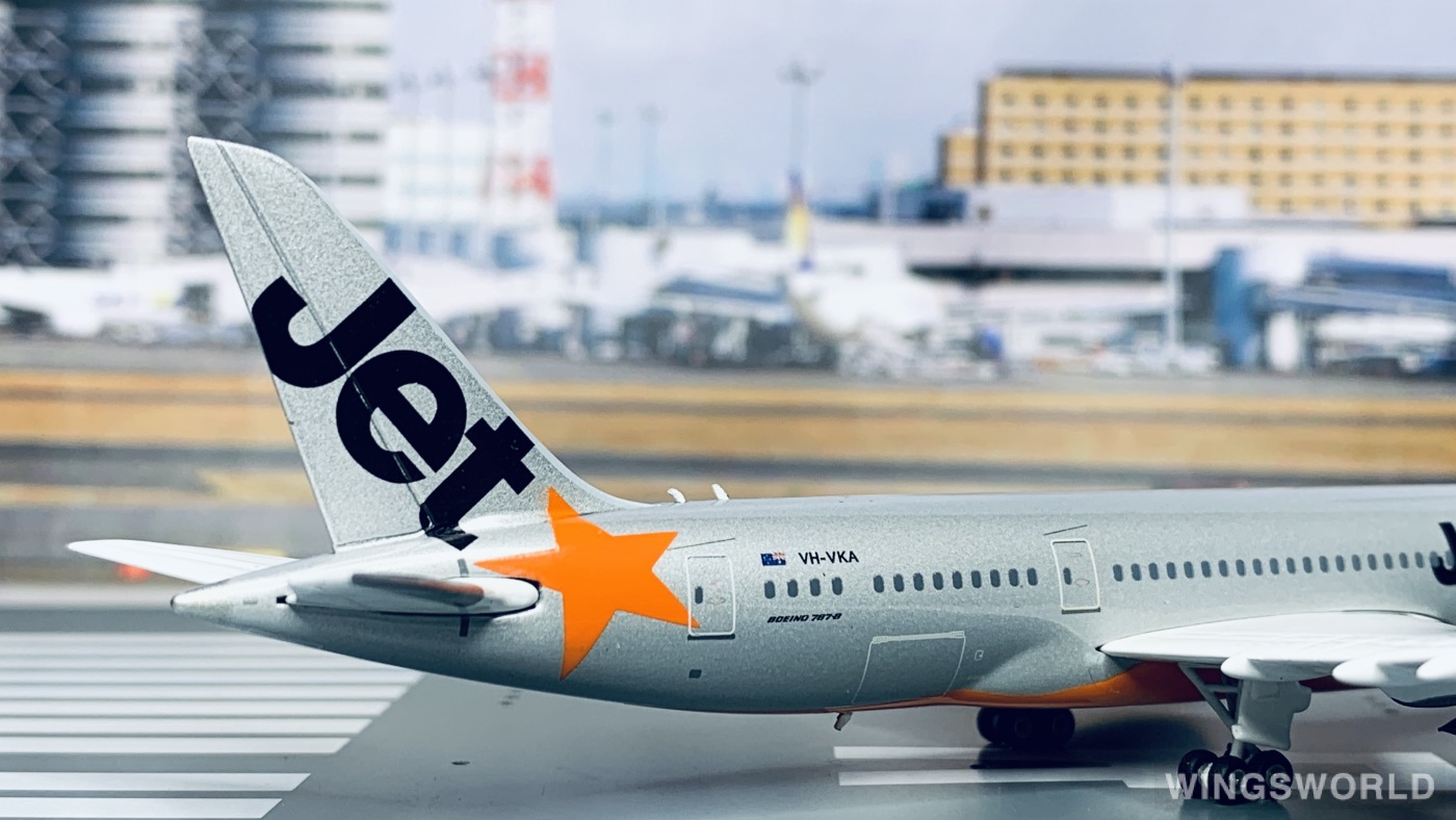 Geminijets 1:400 GJJST1314 Jetstar 捷星航空 Boeing 787-8 VH-VKA