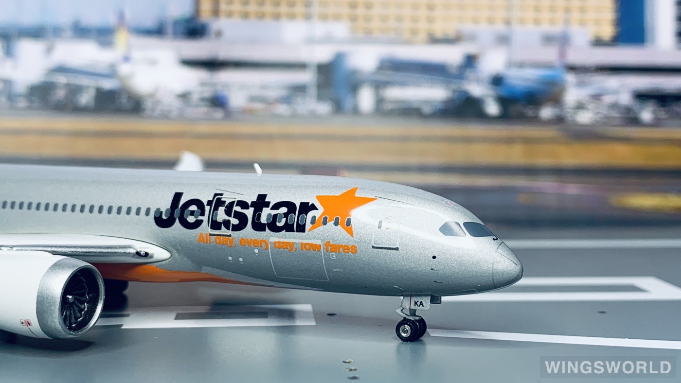 Geminijets 1:400 GJJST1314 Jetstar 捷星航空 Boeing 787-8 VH-VKA