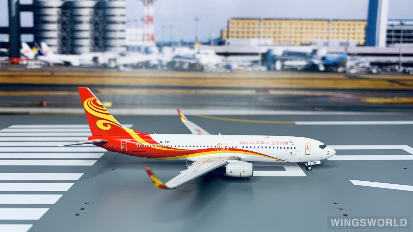 NGmodels 1:400 NG58069 Suparna Airlines 金鹏航空 Boeing 737-800 B-1992