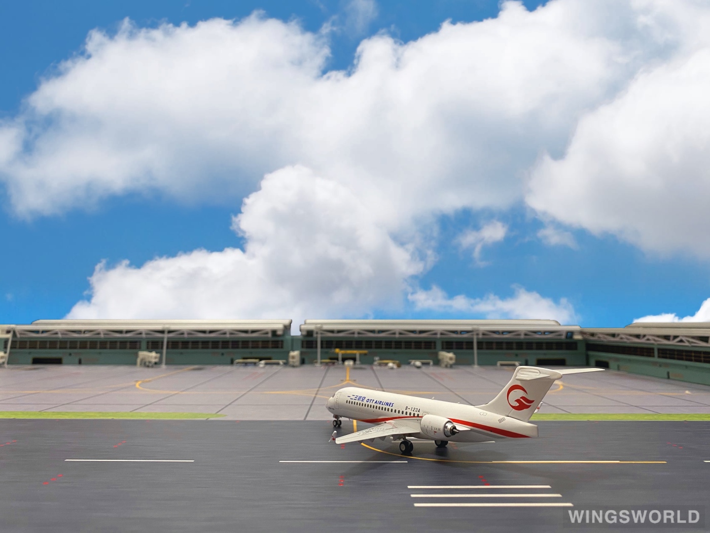 NGmodels 1:200 NG20102 OTT Airlines 一二三航空 Comac ARJ21-700 B-123A