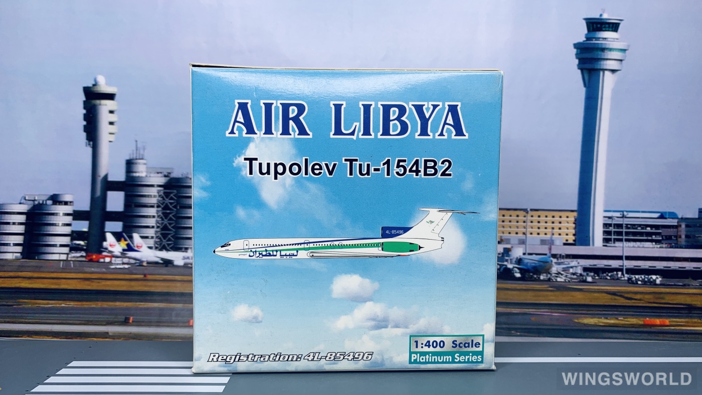 Phoenix 1:400 PH10144 Air Libya Tupolev Tu-154 4L-85496