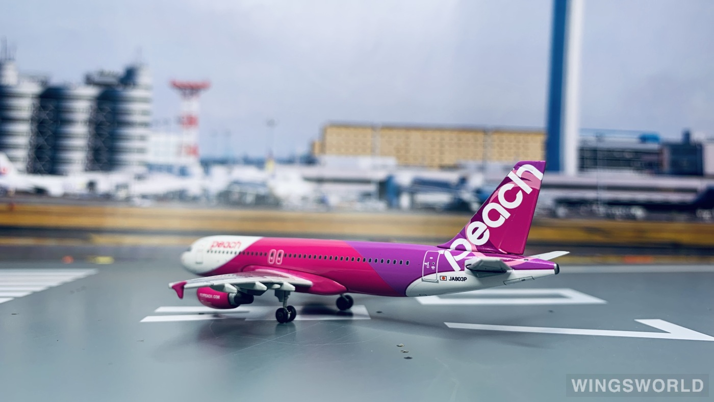 Geminijets 1:400 MM40002 Peach Aviation 乐桃航空 Airbus A320 JA803P