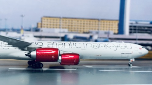 Virgin Atlantic Airways 维珍航空 Airbus A340-600 G-VNAP 感谢彩绘 PH11452 Phoenix 1:400