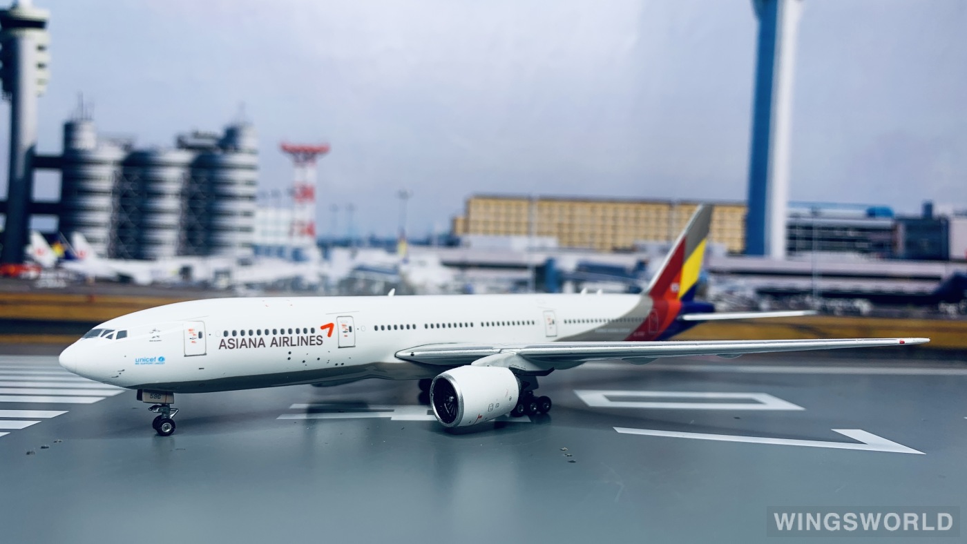 Phoenix 1:400 PH11313 Asiana 韩亚航空 Boeing 777-200 HL7596
