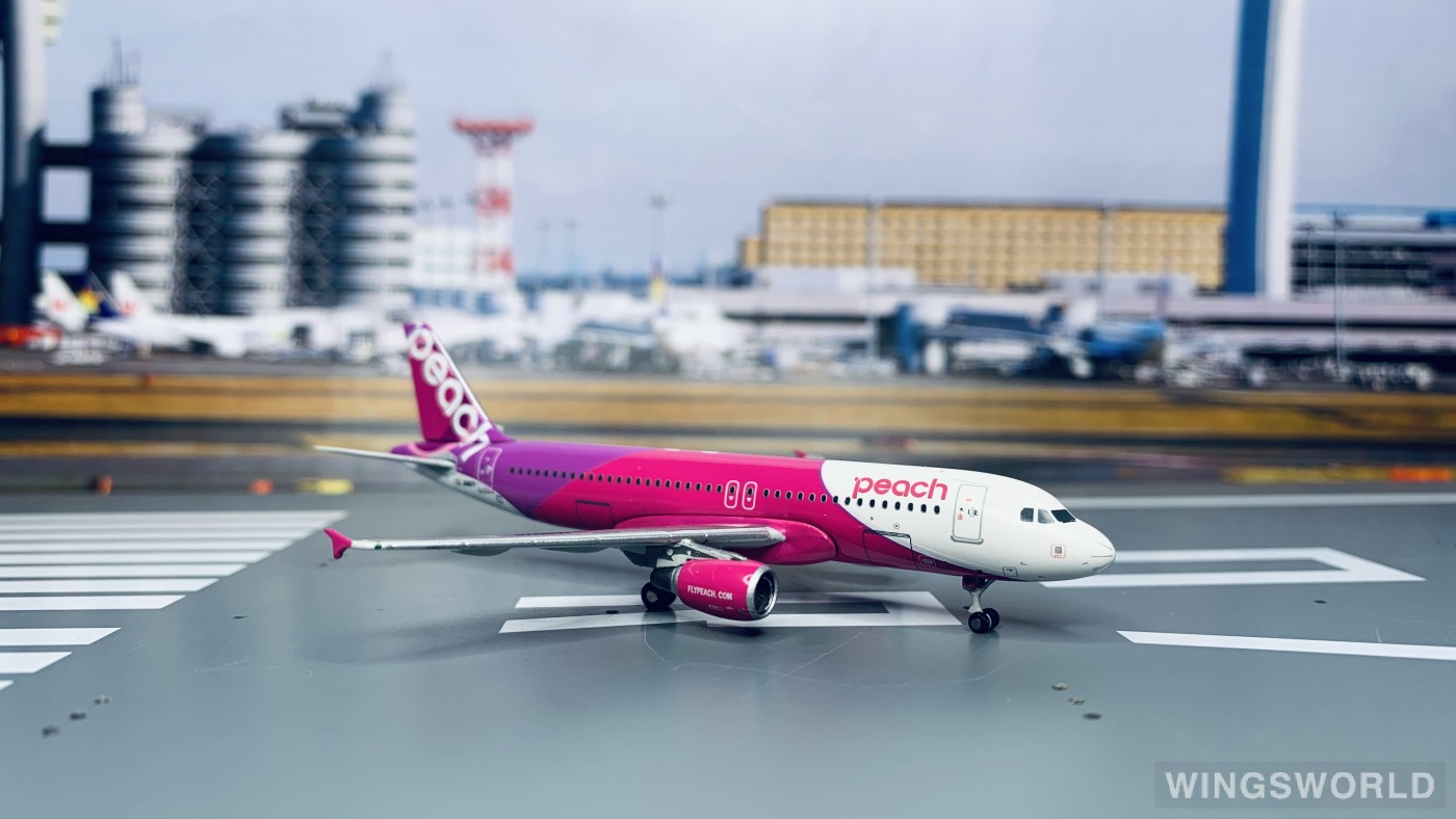 Geminijets 1:400 MM40003 Peach Aviation 乐桃航空 Airbus A320 JA807P