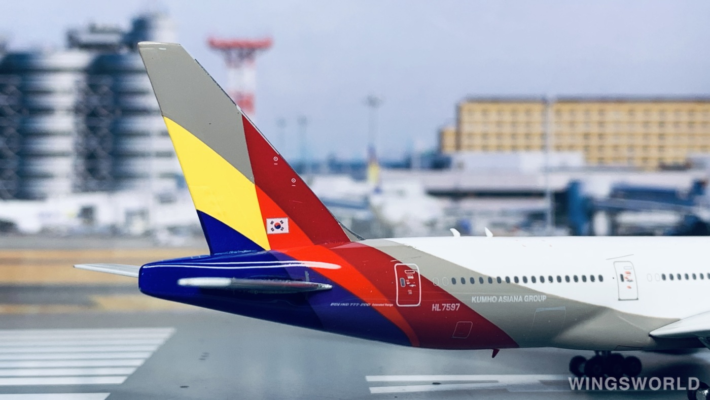 Phoenix 1:400 PH11316 Asiana 韩亚航空 Boeing 777-200 HL7597