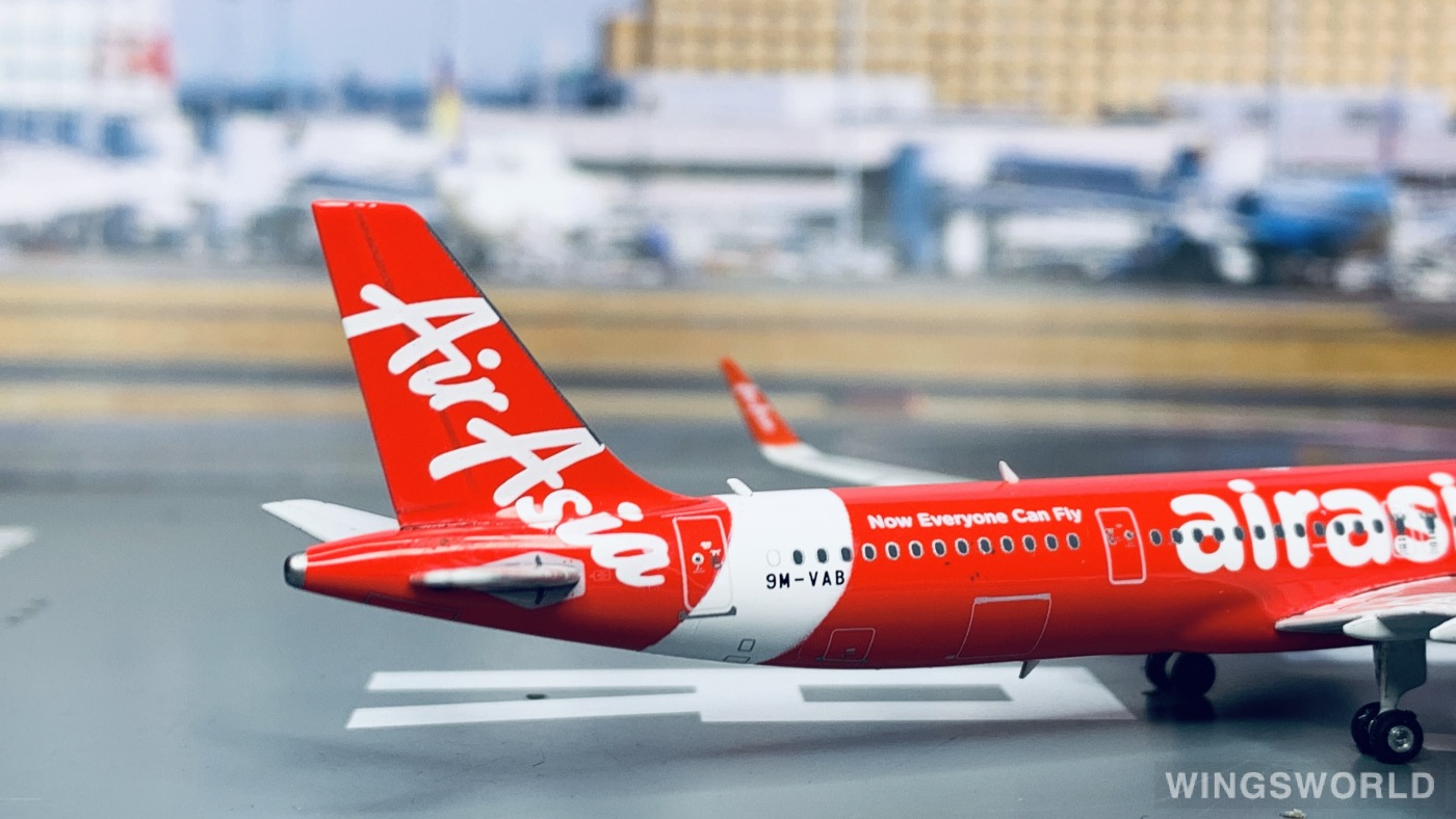 Phoenix 1:400 PH11629 AirAsia 亚洲航空 Airbus A321neo 9M-VAB