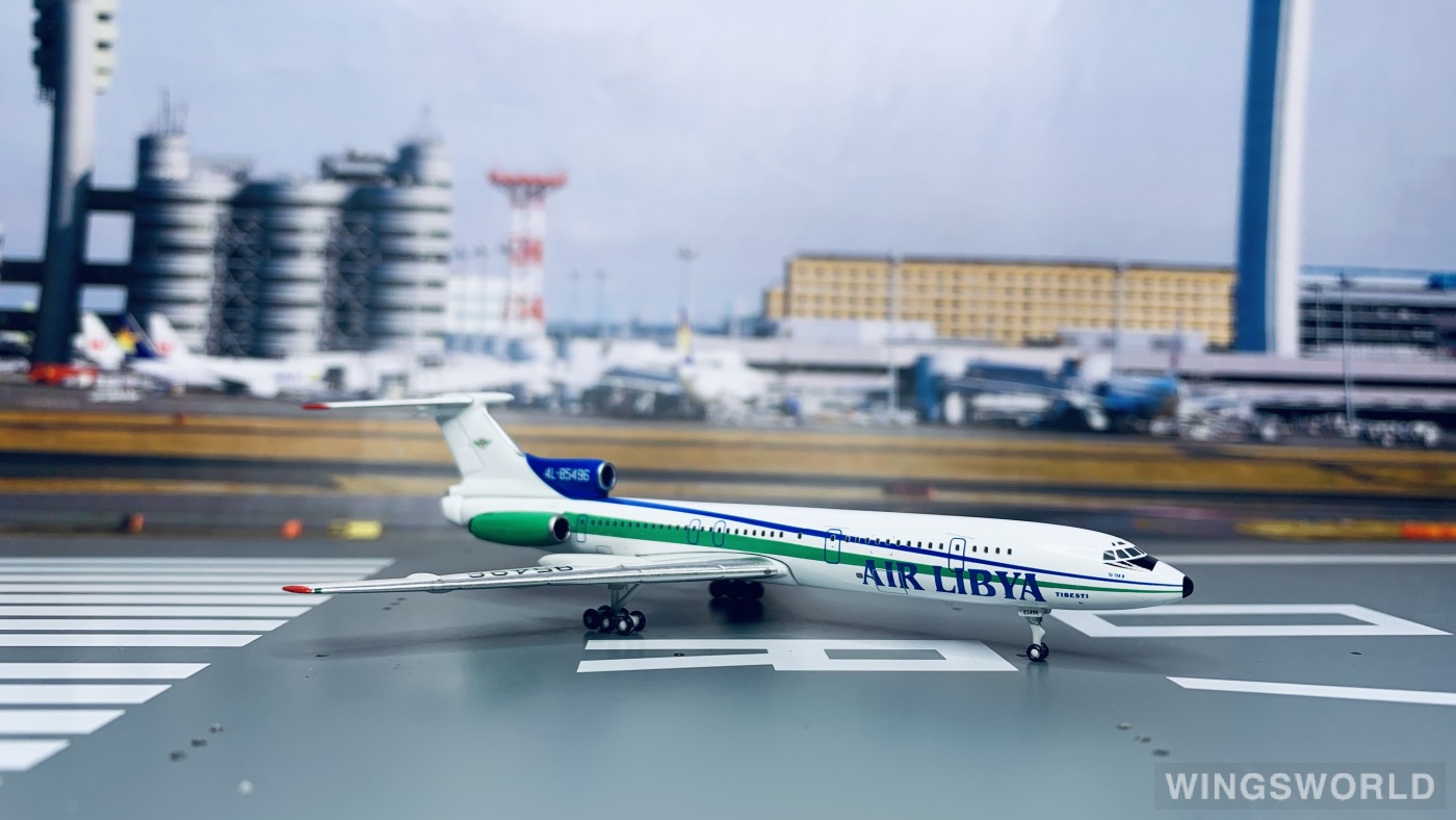 Phoenix 1:400 PH10144 Air Libya Tupolev Tu-154 4L-85496