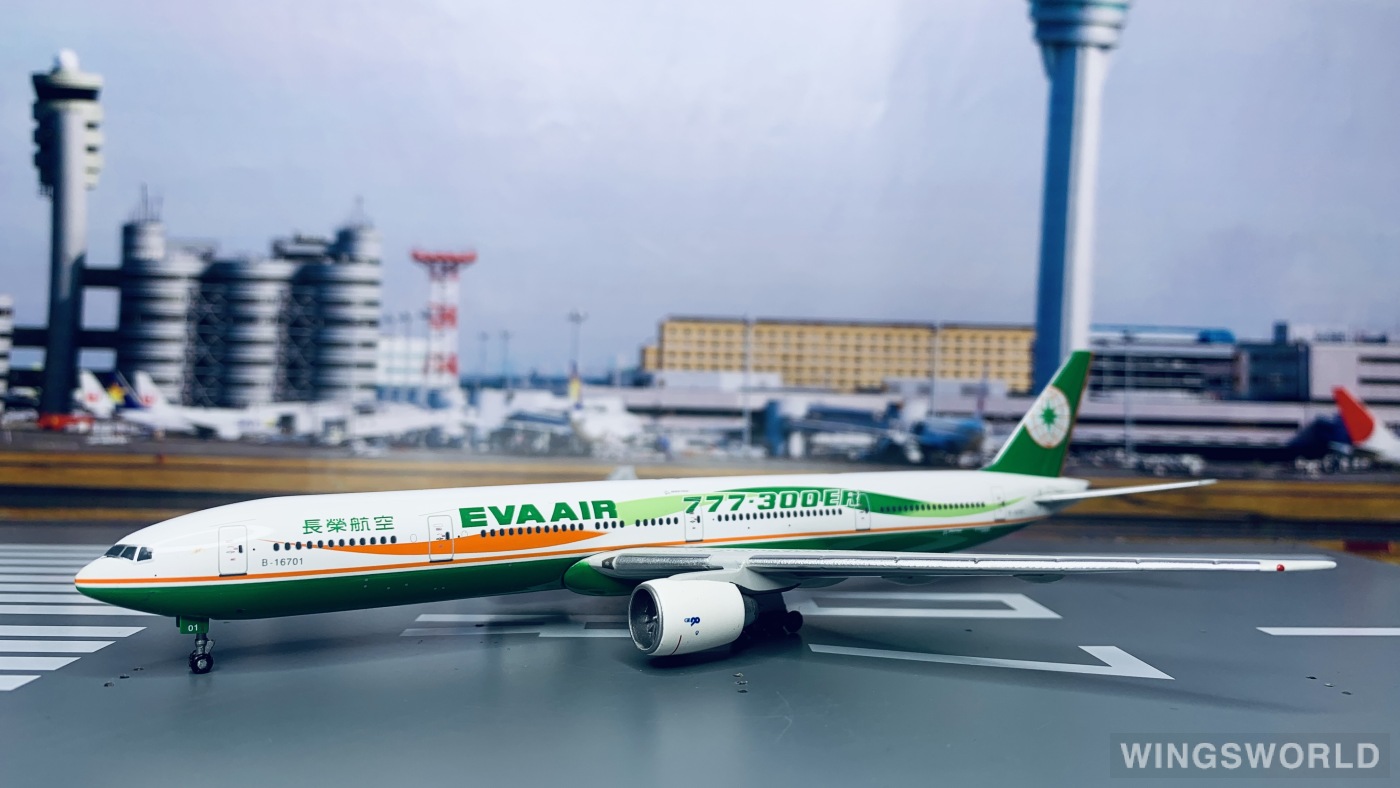 Phoenix 1:400 PH10078 EVA Air 长荣航空 Boeing 777-300ER B-16701