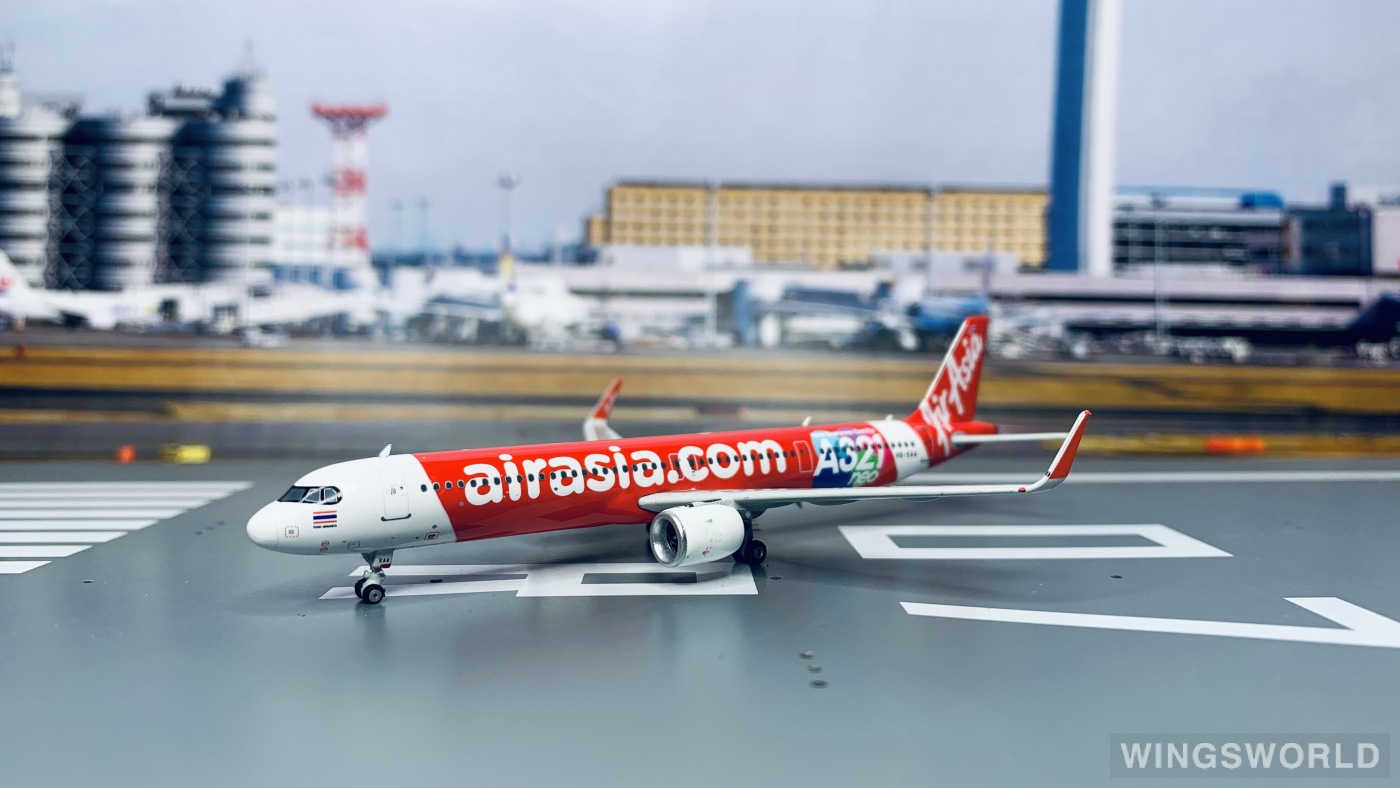 Phoenix 1:400 PH11628 AirAsia 亚洲航空 Airbus A321neo HS-EAA