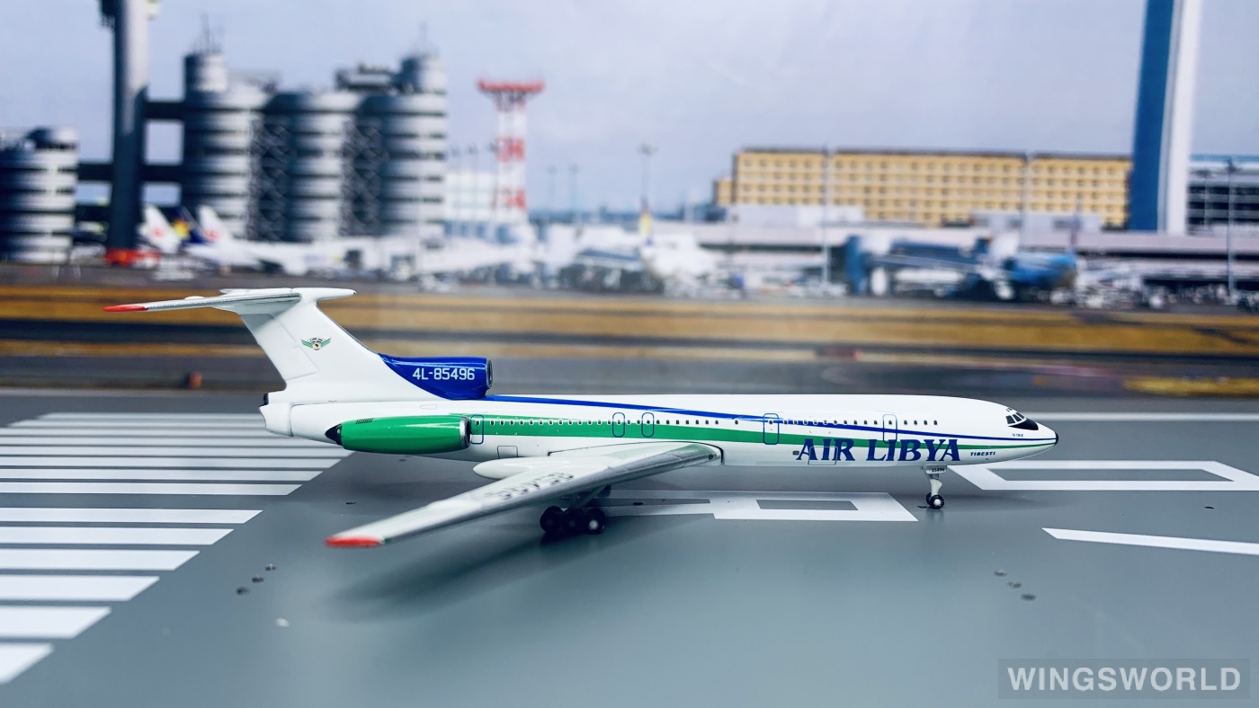 Phoenix 1:400 PH10144 Air Libya Tupolev Tu-154 4L-85496