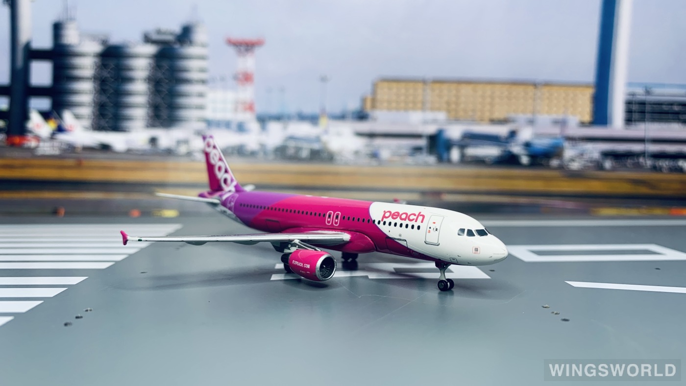 Geminijets 1:400 MM40002 Peach Aviation 乐桃航空 Airbus A320 JA803P
