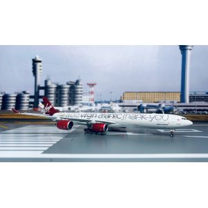 Virgin Atlantic Airways 维珍航空 Airbus A340-600 G-VNAP 感谢彩绘 PH11452 Phoenix 1:400