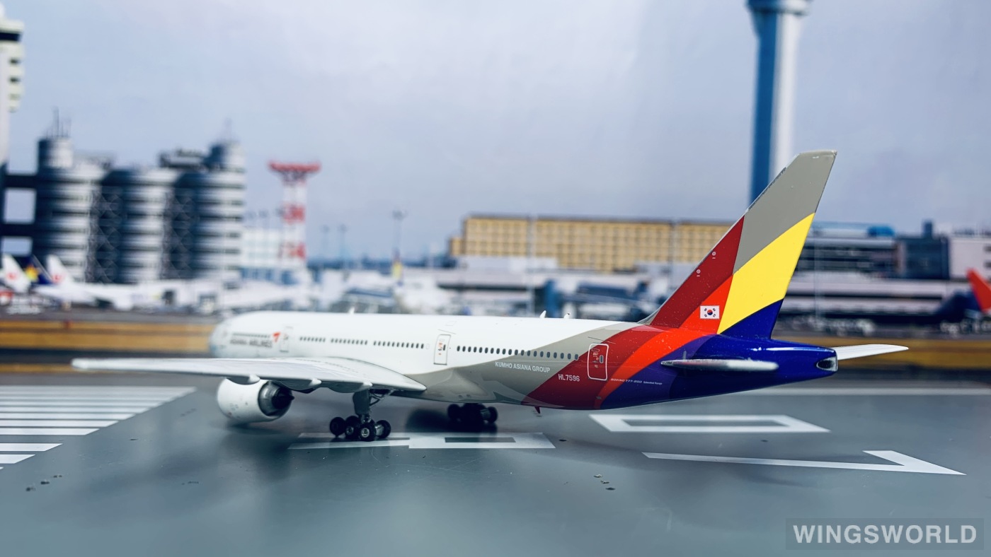 Phoenix 1:400 PH11313 Asiana 韩亚航空 Boeing 777-200 HL7596