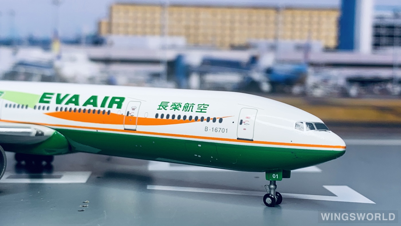 Phoenix 1:400 PH10078 EVA Air 长荣航空 Boeing 777-300ER B-16701