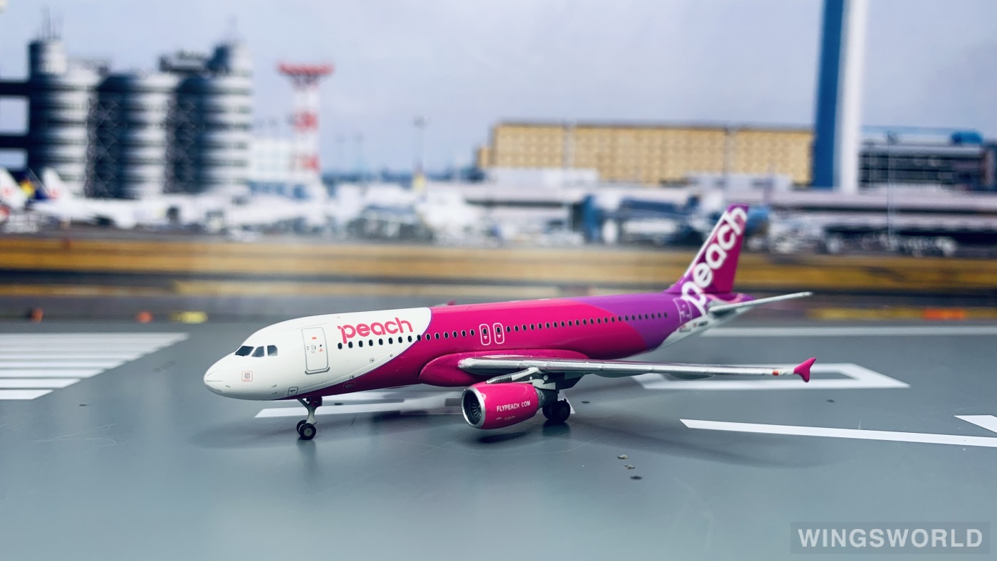 Geminijets 1:400 MM40003 Peach Aviation 乐桃航空 Airbus A320 JA807P