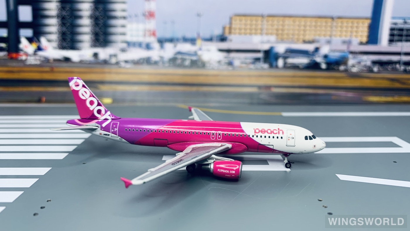 Geminijets 1:400 MM40002 Peach Aviation 乐桃航空 Airbus A320 JA803P