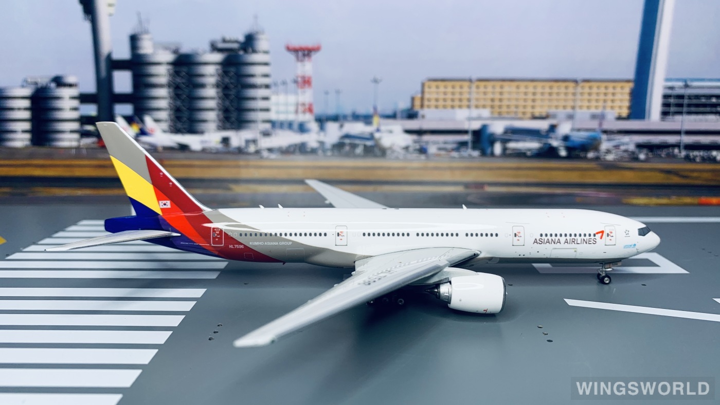 Phoenix 1:400 PH11313 Asiana 韩亚航空 Boeing 777-200 HL7596