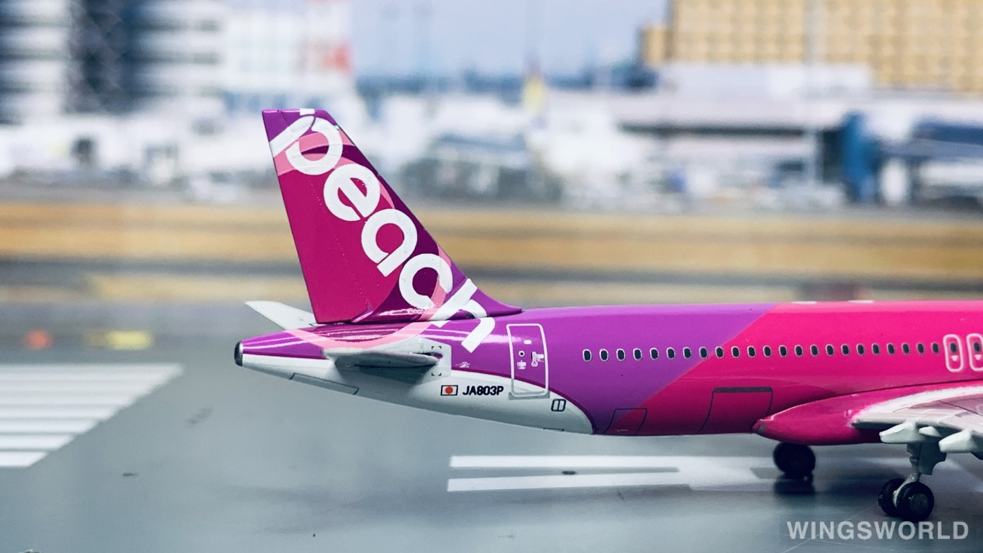 Geminijets 1:400 MM40002 Peach Aviation 乐桃航空 Airbus A320 JA803P