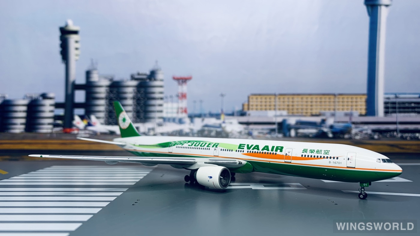 Phoenix 1:400 PH10078 EVA Air 长荣航空 Boeing 777-300ER B-16701
