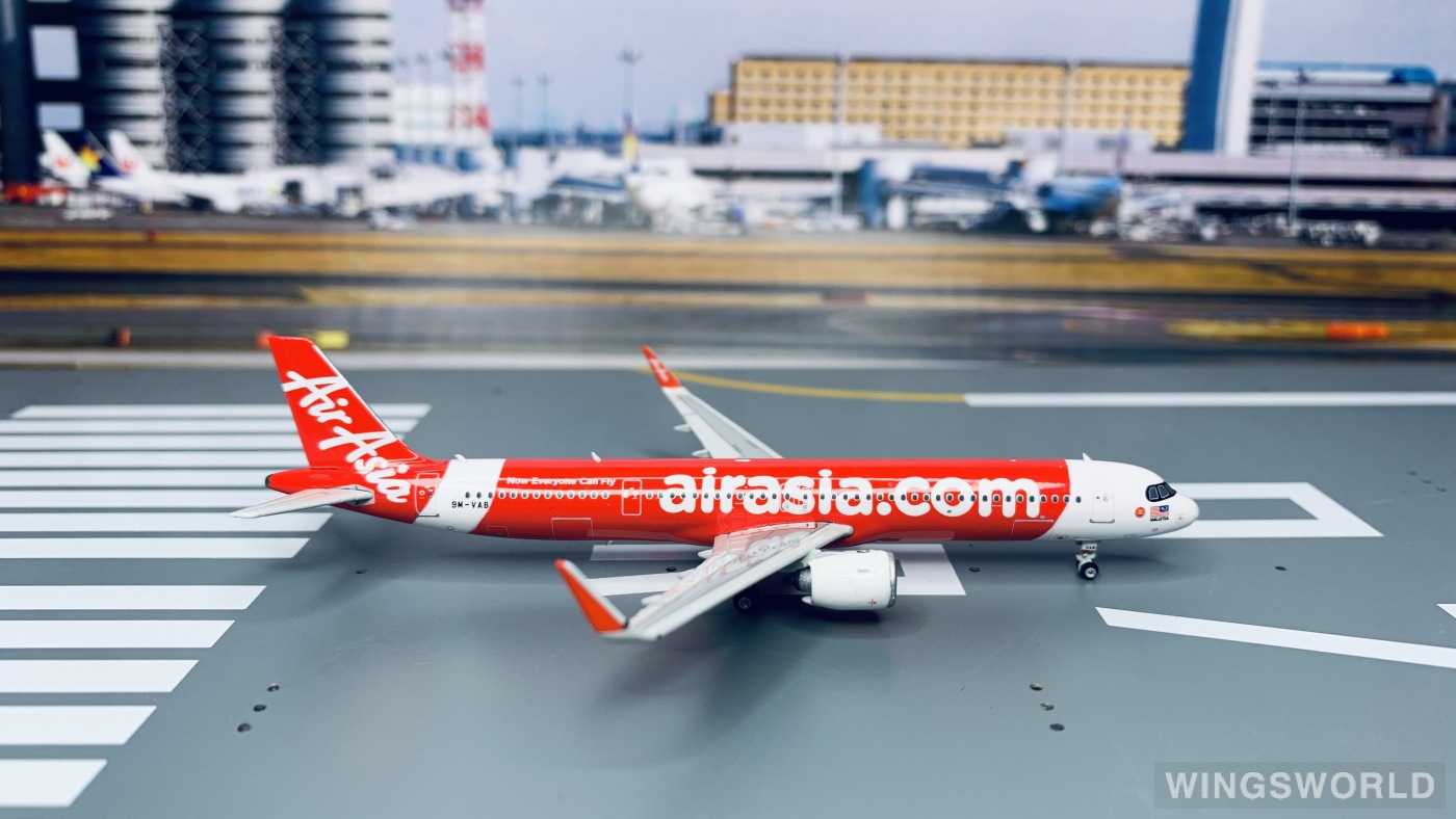 Phoenix 1:400 PH11629 AirAsia 亚洲航空 Airbus A321neo 9M-VAB