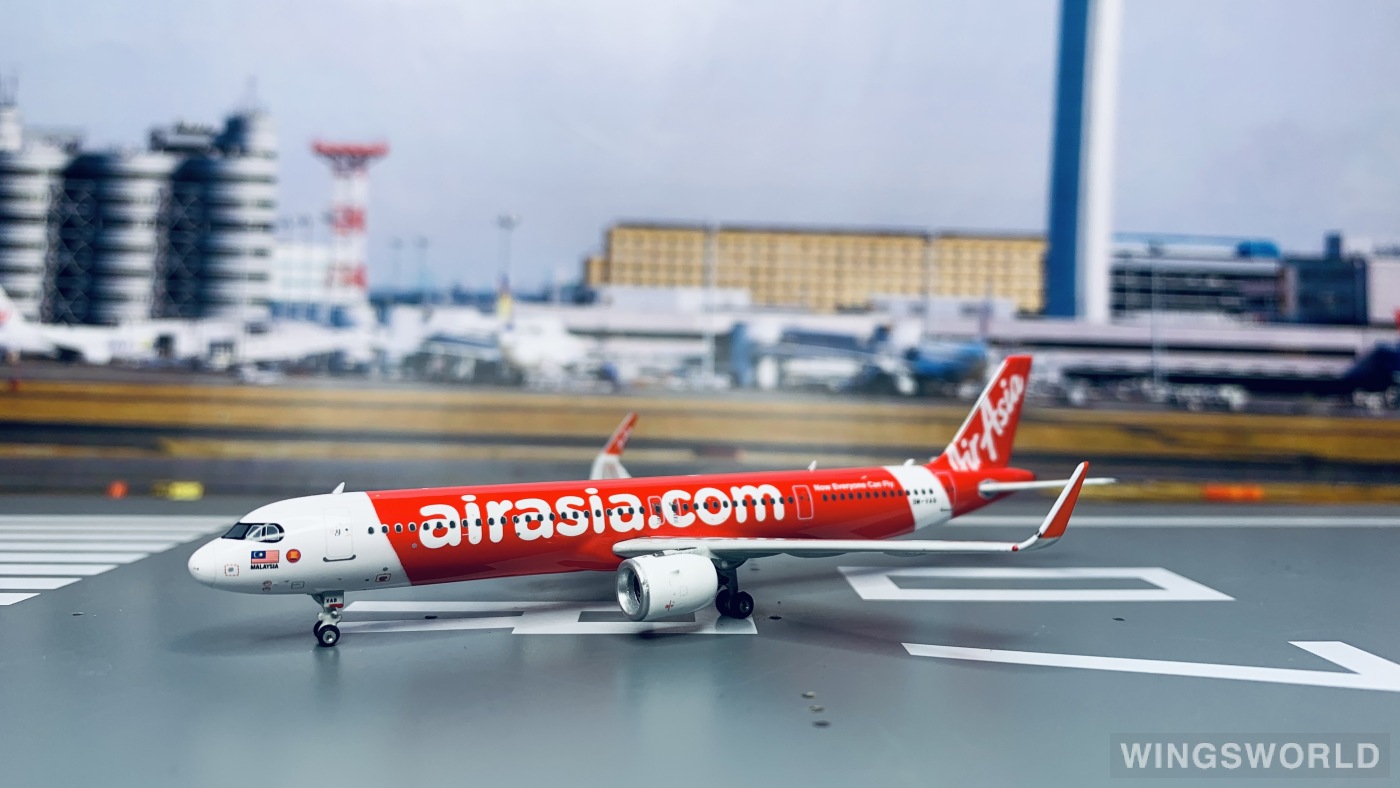Phoenix 1:400 PH11629 AirAsia 亚洲航空 Airbus A321neo 9M-VAB