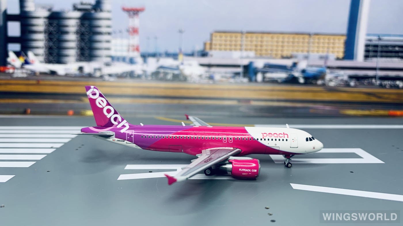 Geminijets 1:400 MM40005 Peach Aviation 乐桃航空 Airbus A320 JA820P