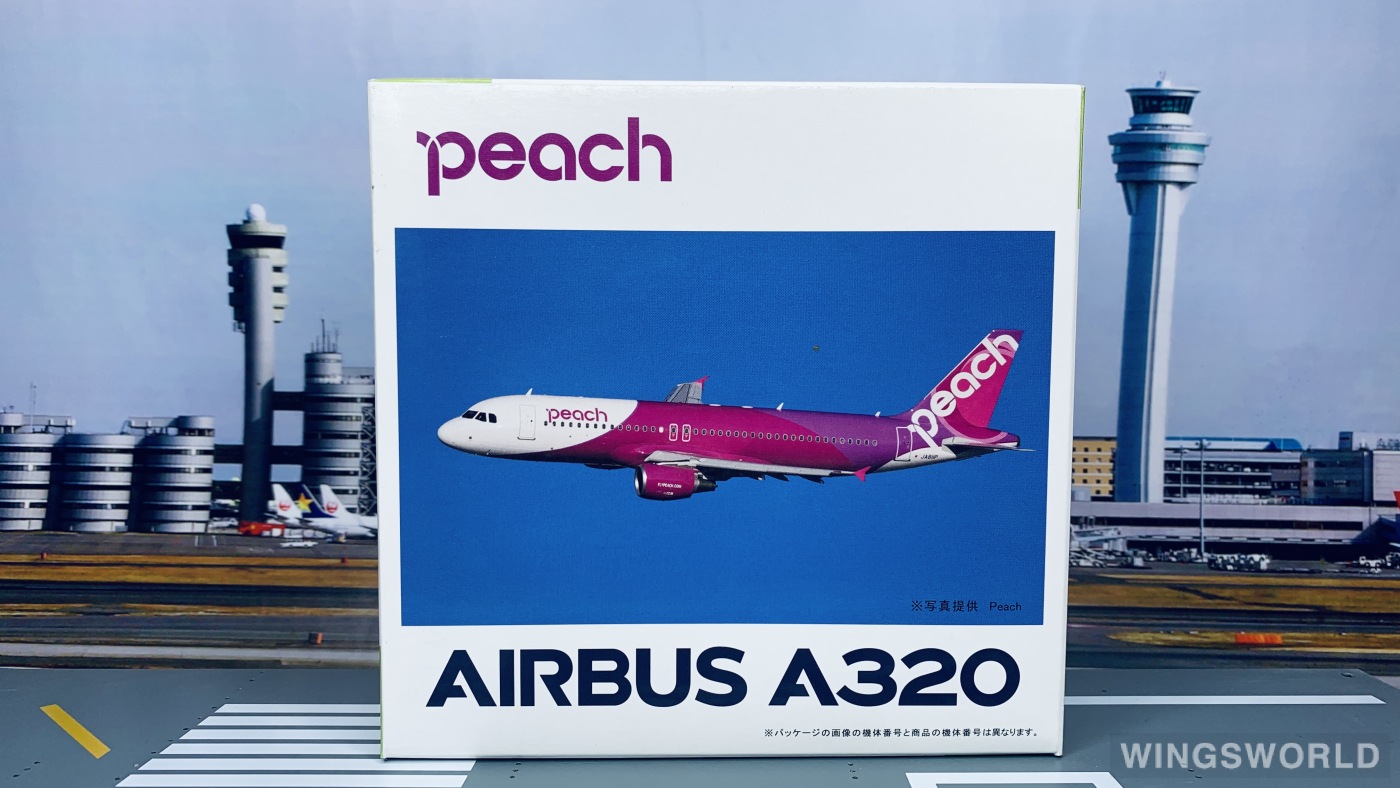 Geminijets 1:400 MM40005 Peach Aviation 乐桃航空 Airbus A320 JA820P