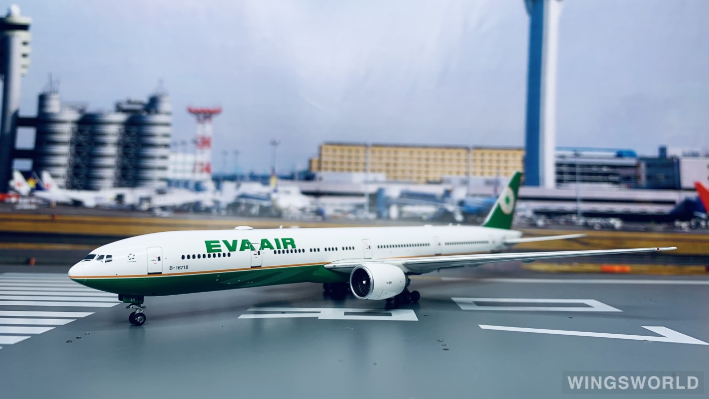 Phoenix 1:400 PH10966 EVA Air 长荣航空 Boeing 777-300ER B-16718