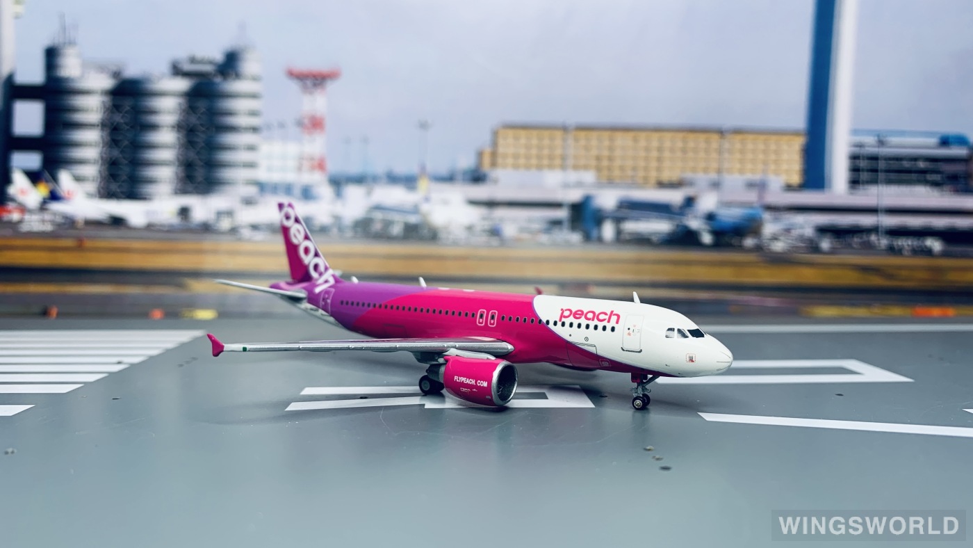 Geminijets 1:400 MM40005 Peach Aviation 乐桃航空 Airbus A320 JA820P