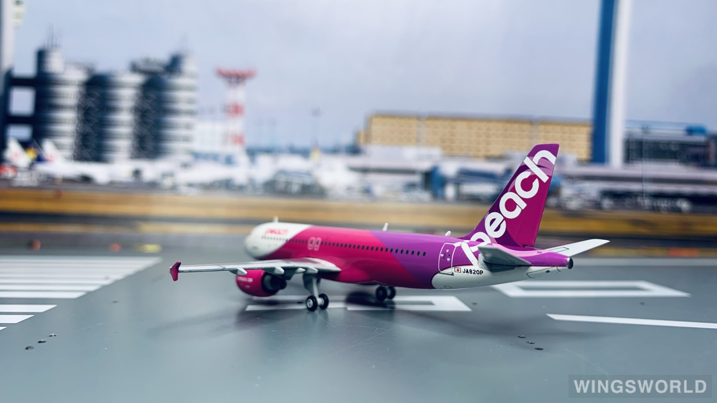 Geminijets 1:400 MM40005 Peach Aviation 乐桃航空 Airbus A320 JA820P